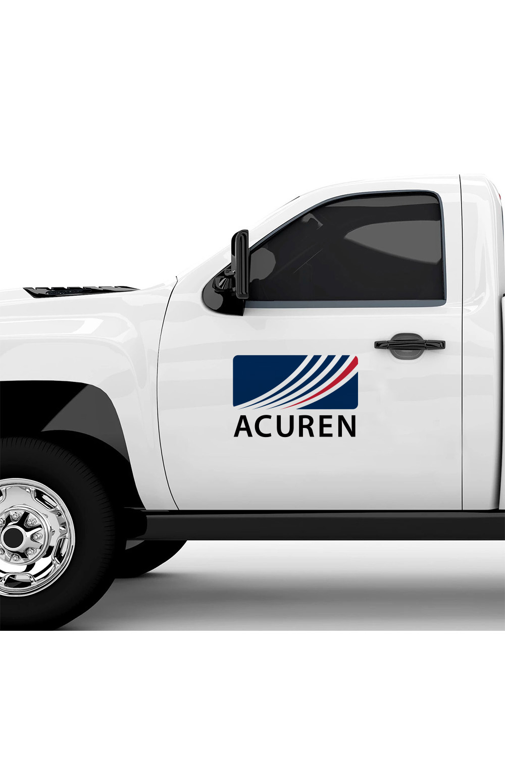 Truck Decal | Blue Logo