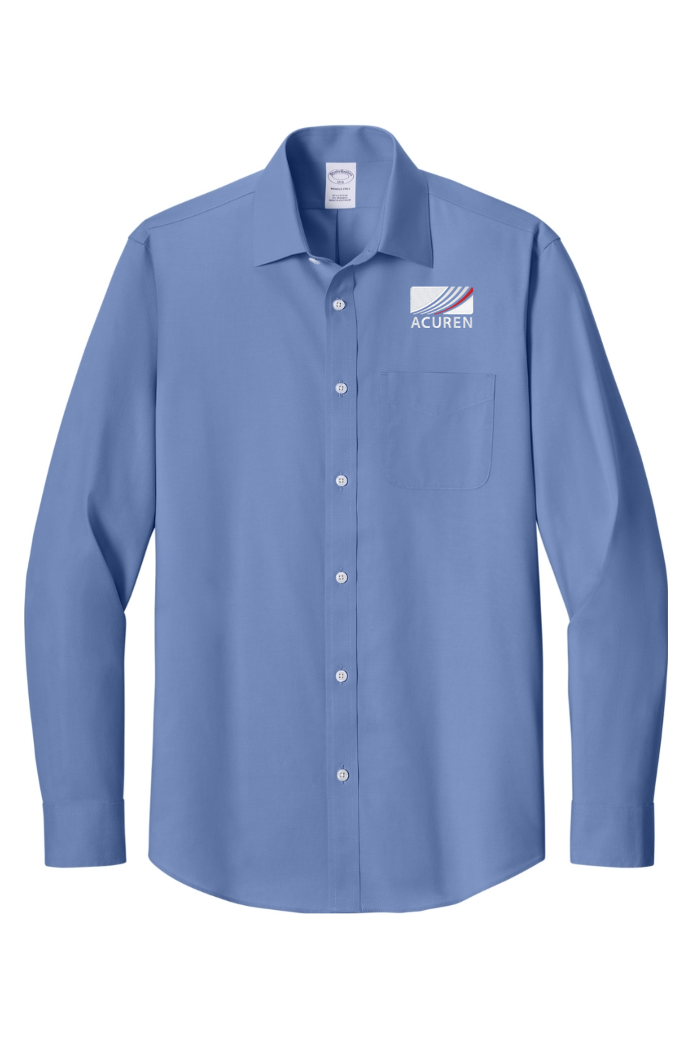 Men's Brooks Brothers Wrinkle-Free Stretch Pinpoint Spread Collar Shirt