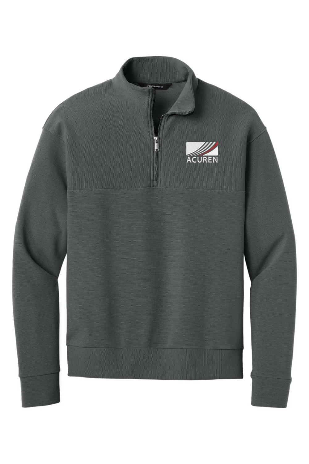 Alternative view of Men's Mercer+Mettle Linear Texture 1/4-Zip
