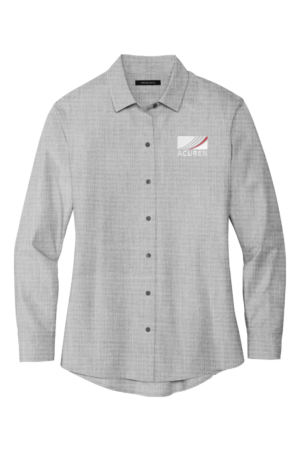 Women’s Mercer+Mettle Long Sleeve Stretch Woven Shirt - Image 3