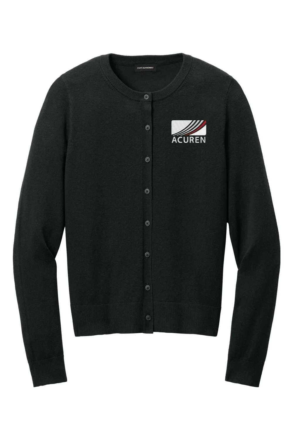 Alternative view of Women's Easy Care Crewneck Cardigan Sweater